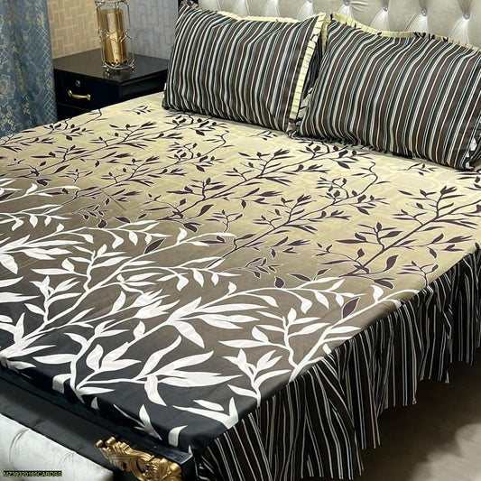 Cotton Salonica Printed Double Bedsheet KS24